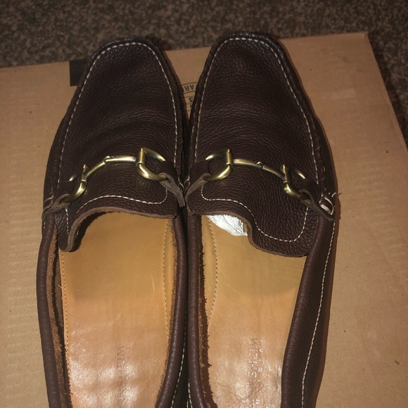 FlorSheim Brown Leather Loafers - Picture 3 of 6